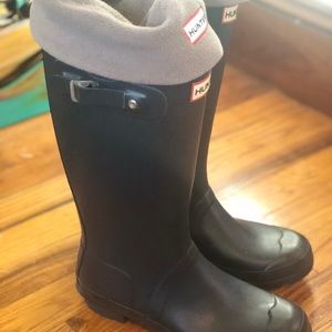 Navy Blue Hunter Rain Boots